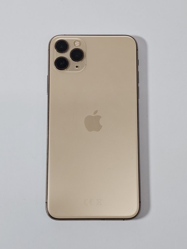 apple iphone 11 pro max 64gb goud 100% accu achterkant
