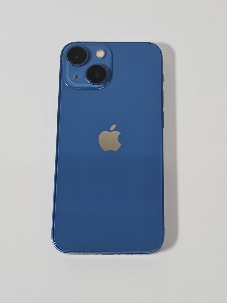 apple iphone 13 mini 128gb blauw 86% batterijcapaciteit achterkant