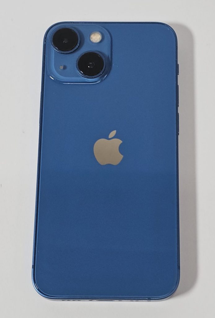 apple iphone 13 mini 128gb blauw 86% batterijcapaciteit achterkant