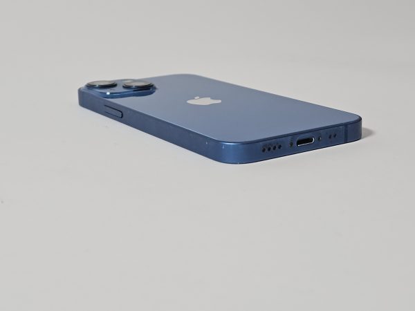 apple iphone 13 mini 128gb blauw 86% batterijcapaciteit zijkant