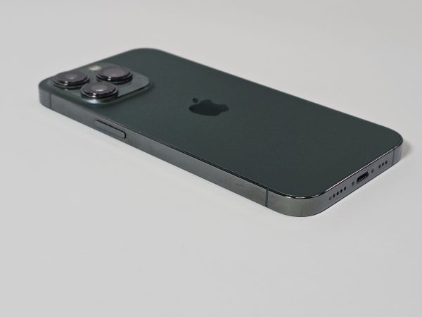 apple iphone 13 pro 128gb groen 100% accu zijkant