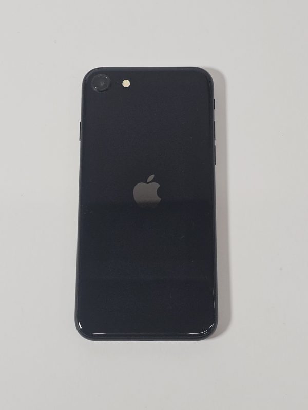 apple iphone se (2022) 64gb zwart 100% accu achterkant