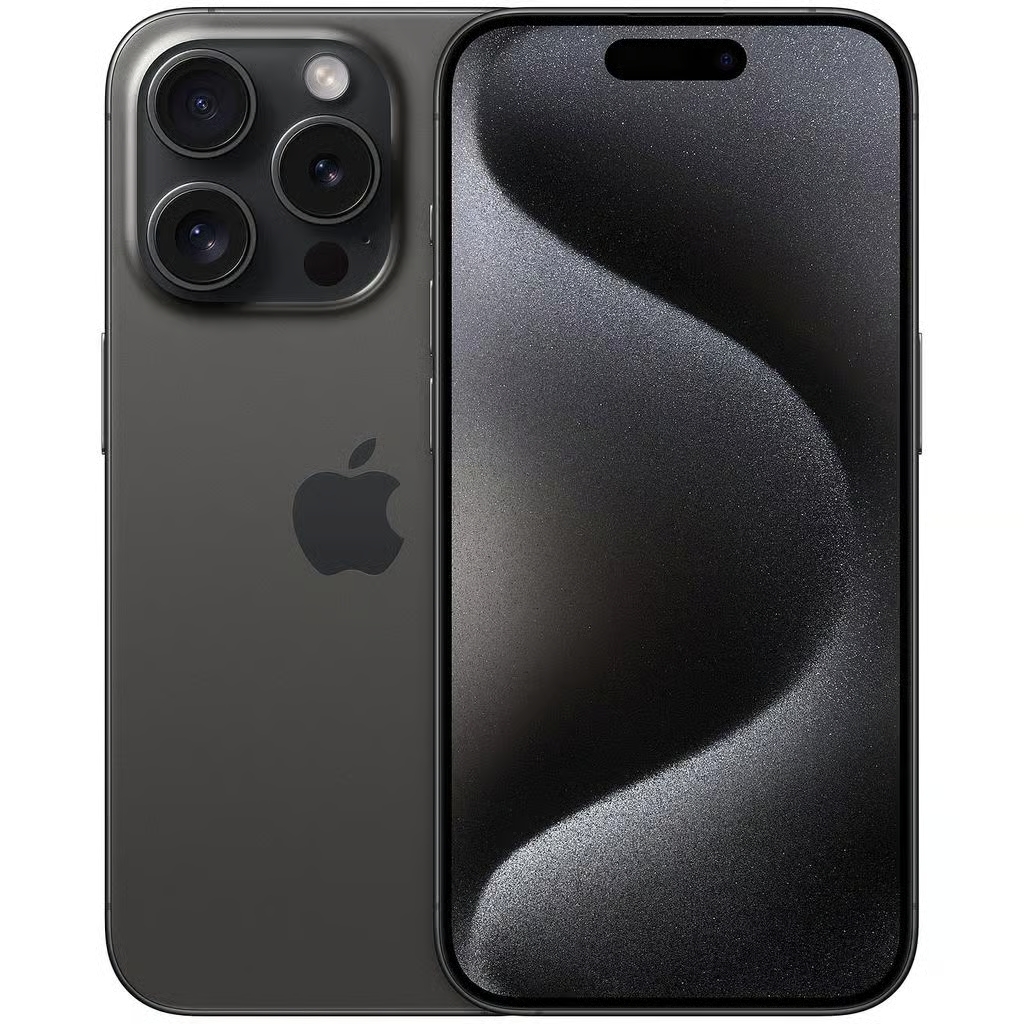 apple iphone 15 pro titanium zwart