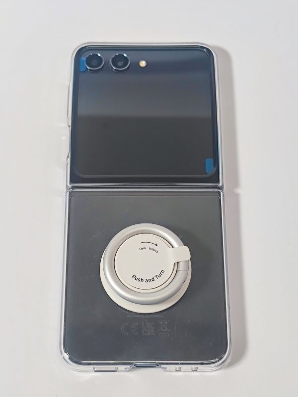 samsung galaxy z flip5 256gb graphite Achterkant met hoesje