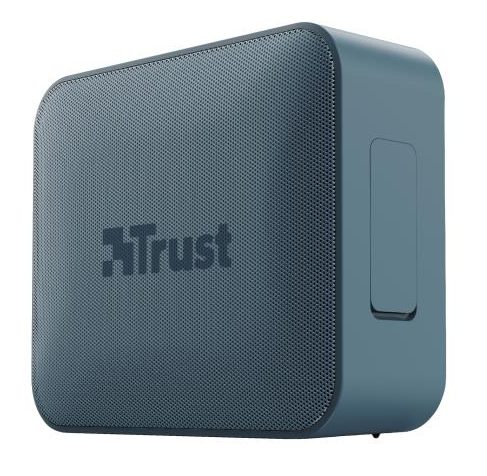 trust zowy bluetooth speaker blauw zijaanzicht