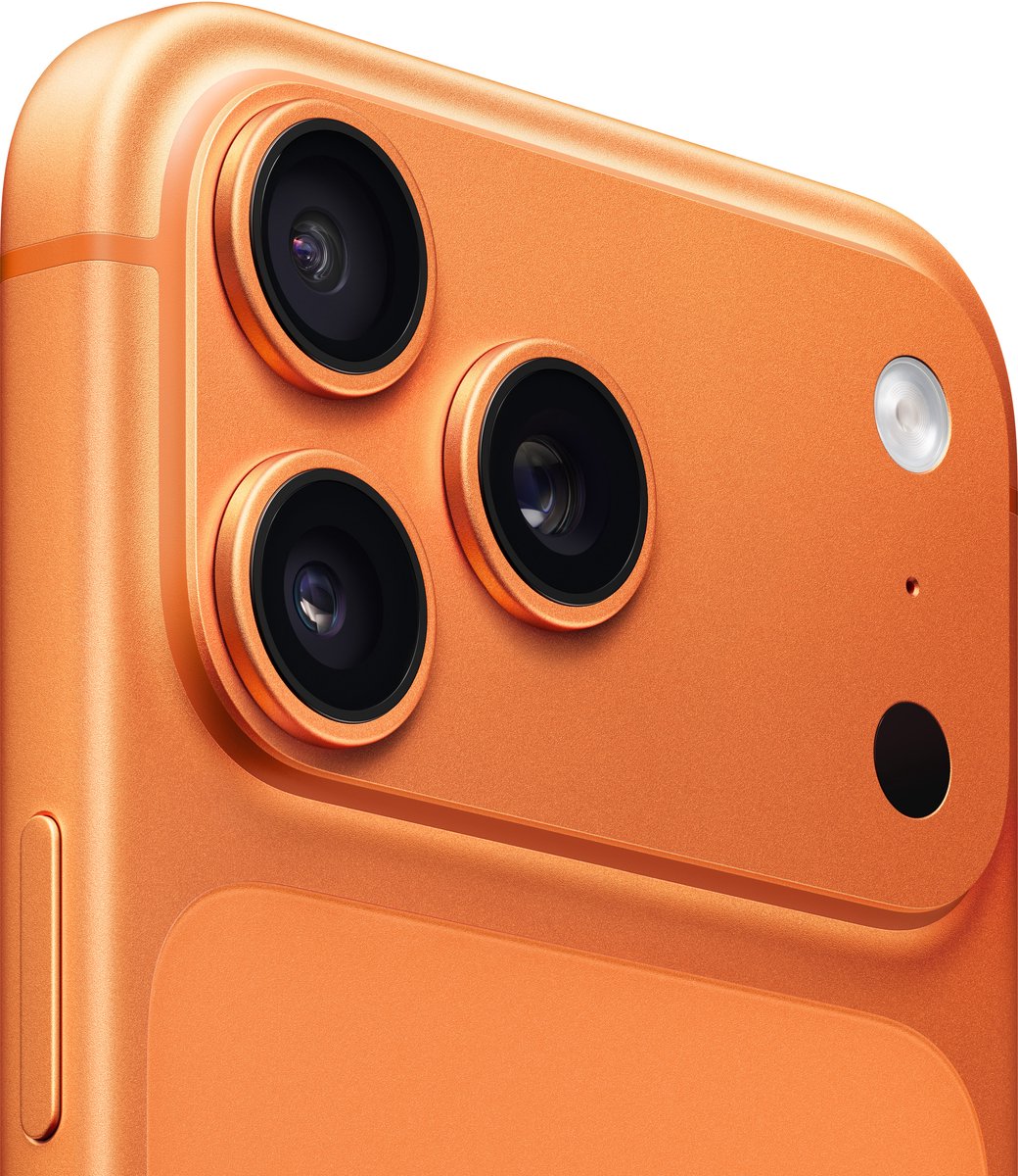 apple iphone 17 pro max 256gb oranje boven detail
