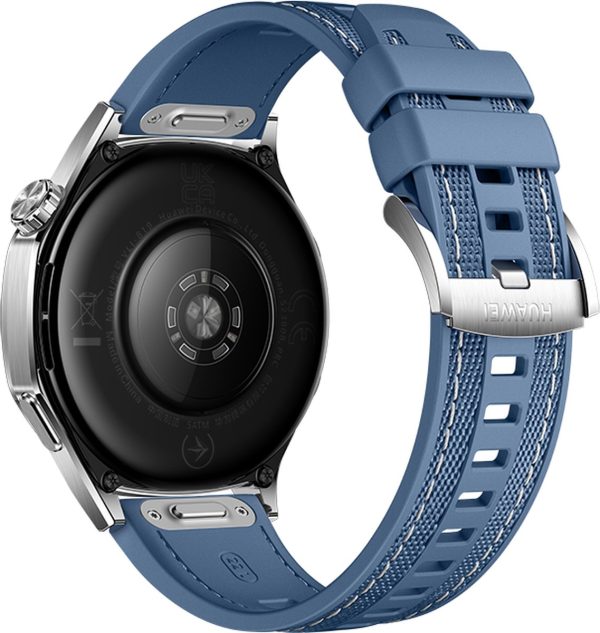 hauwei watch gt5 46mm blauw schuin achter