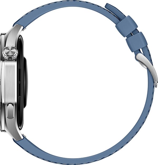 hauwei watch gt5 46mm blauw zijkant
