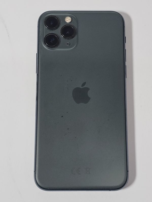 apple iphone 11 pro 256gb groen 100% accu achterkant