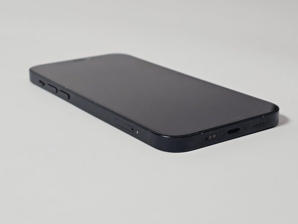 apple iphone 12 128gb zwart 86% accu zijkant