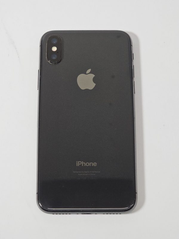 apple iphone x 64gb grijs 86% accu achterkant