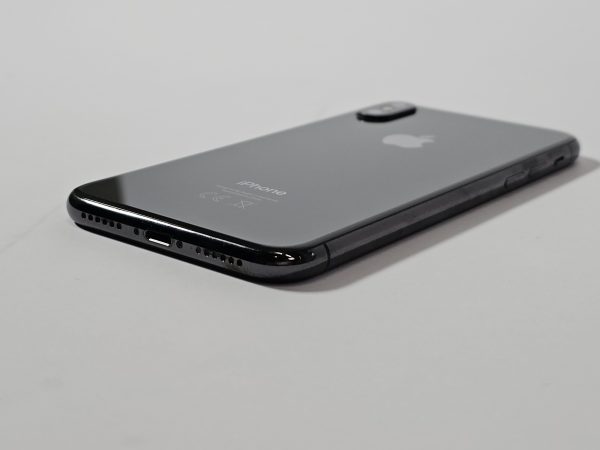 apple iphone x 64gb grijs 86% accu zijkant