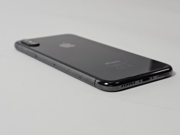 apple iphone x 64gb grijs 86% accu zijkant