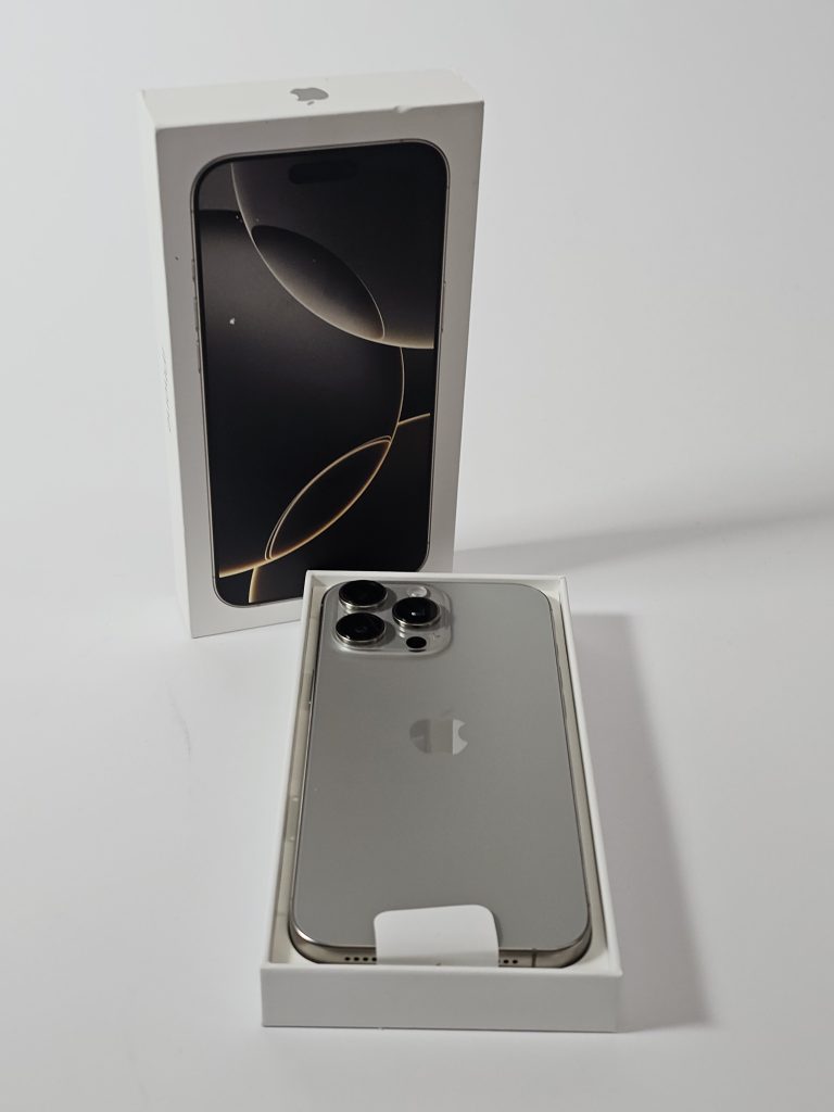 apple iphone 16 pro max 256gb natural 96% accu met open doos