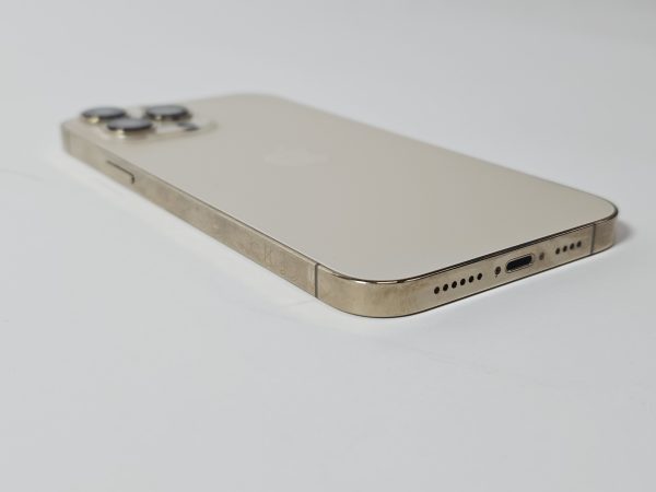 apple iphone 13 pro max 256gb goud 88% accu zijkant