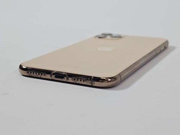 apple iphone 11 pro max 64gb goud 92% accu zijkant
