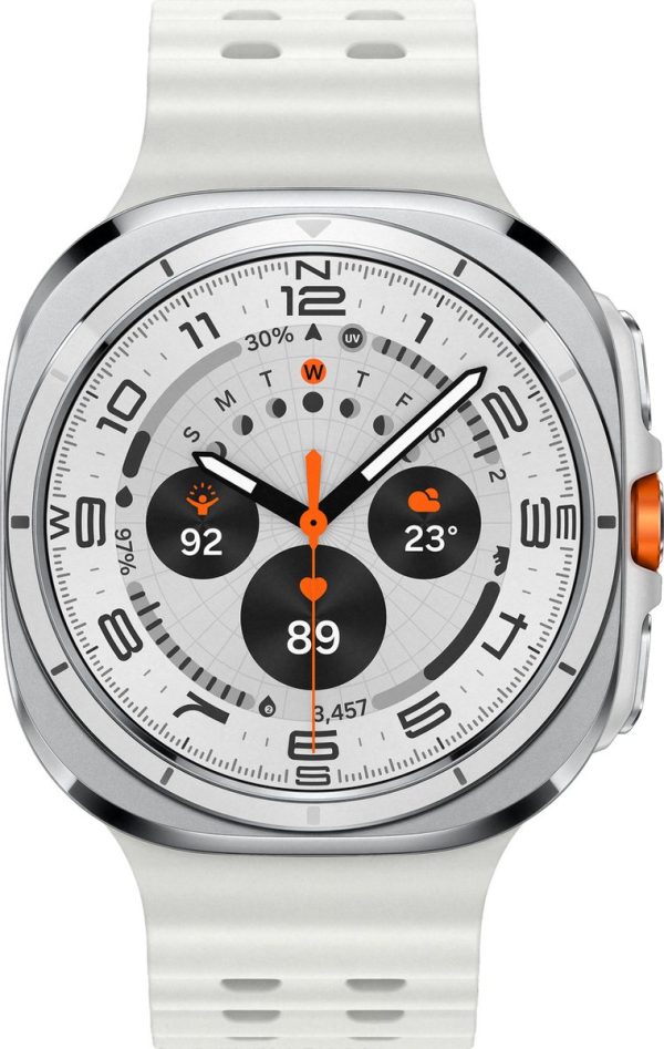 samsung galaxy watch ultra smartwatch 47mm wit voorkant