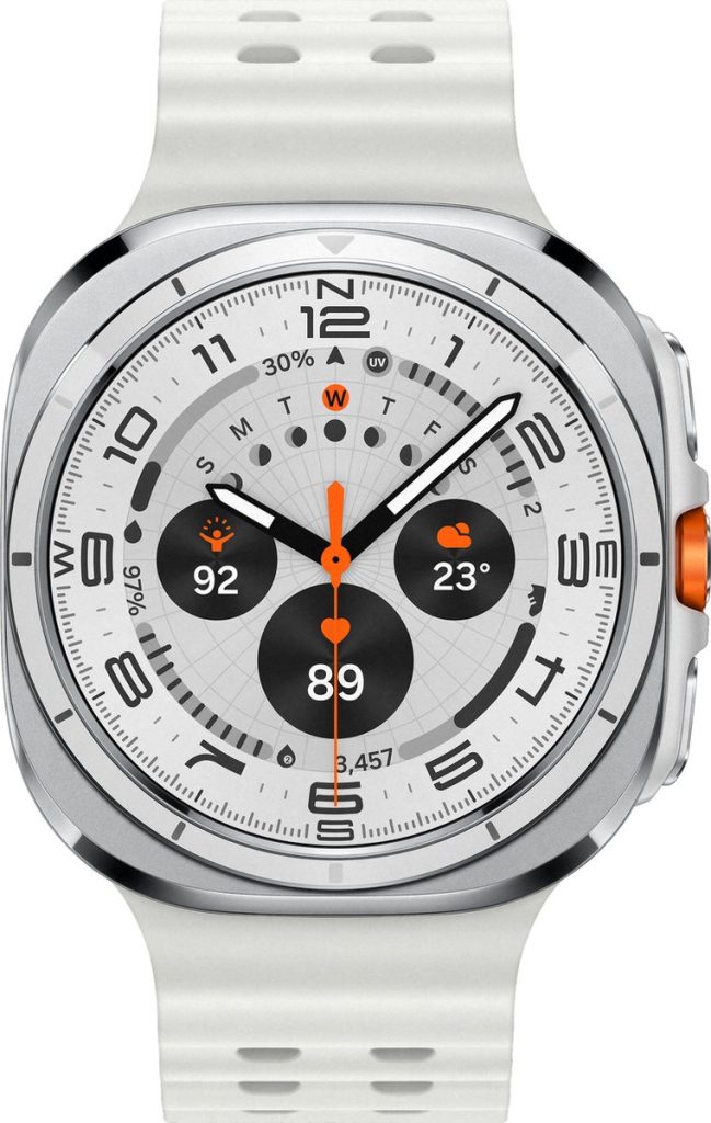 samsung galaxy watch ultra smartwatch 47mm wit voorkant