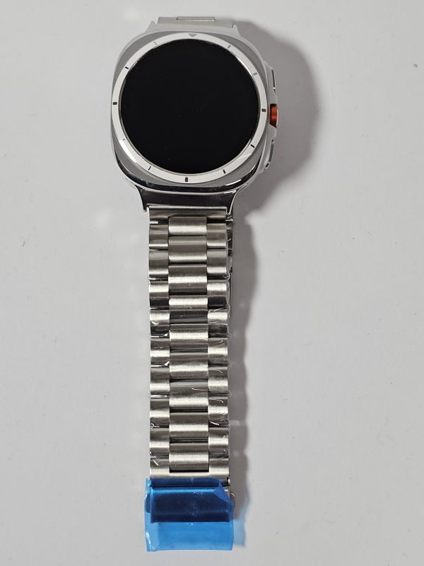 samsung galaxy watch ultra metalen band 47mm wit voorkant
