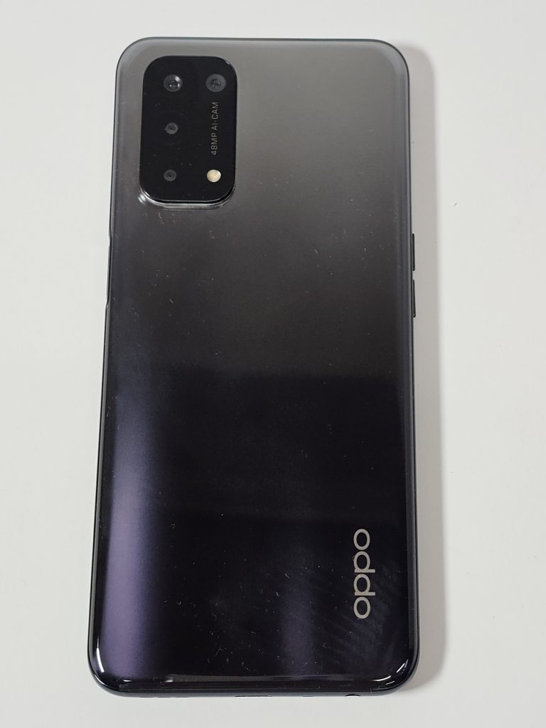 oppo a74 5g 128gb zwart | tweedehands (staat a/b) achterkant