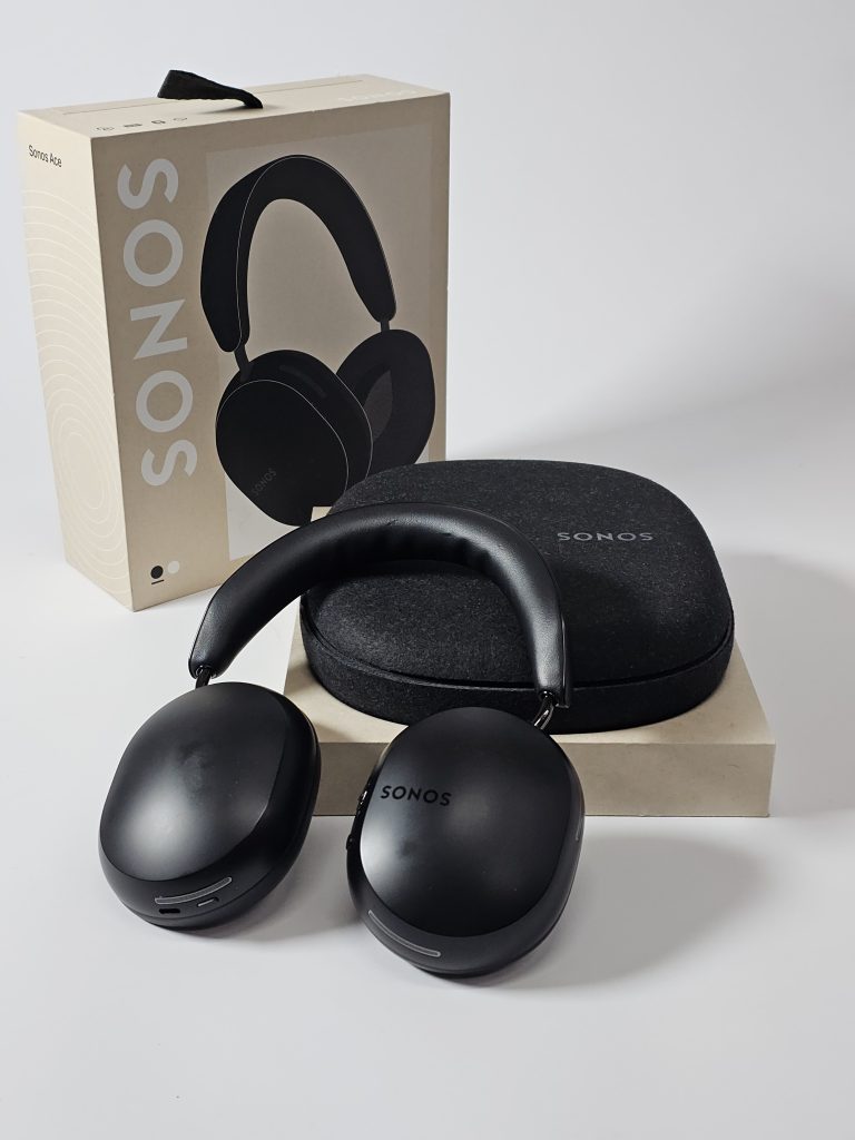 sonos ace draadloze koptelefoon zwart | retourdeal doos met accessoires