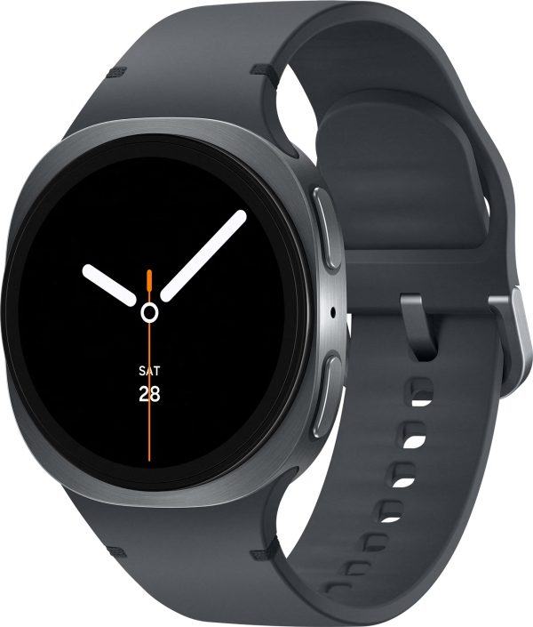 samsung galaxy watch 8 smartwatch 4g/lte 40mm zwart schuin