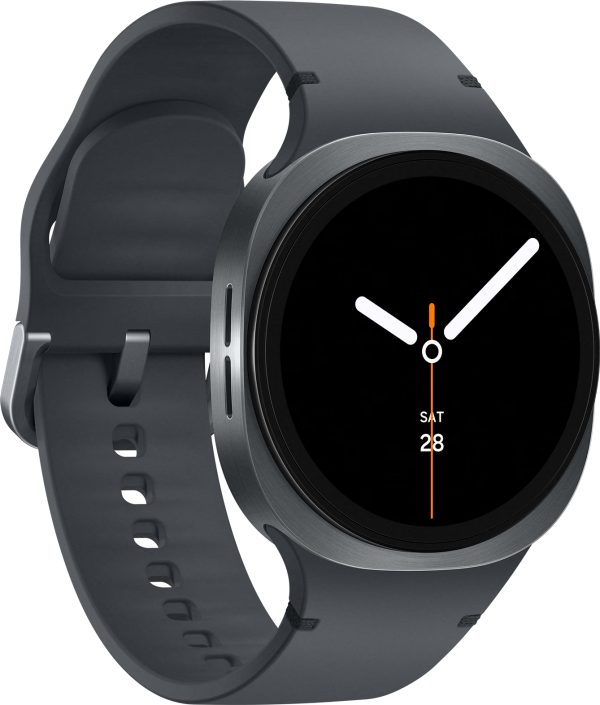 samsung galaxy watch 8 smartwatch 4g/lte 40mm zwart schuin