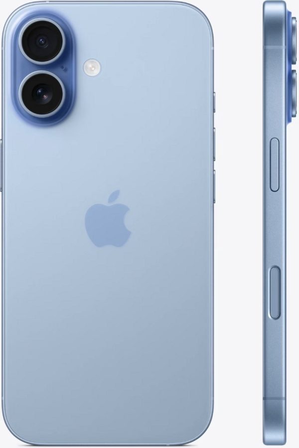apple iphone 17 256gb mist blue zijkant en achterkant