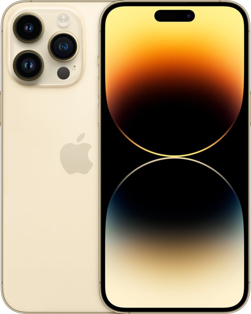 apple iphone 14 pro max 256gb goud 87% accu voor en achter