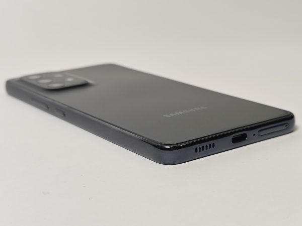 samsung galaxy a53 128gb zwart 5g - zij aanzicht links