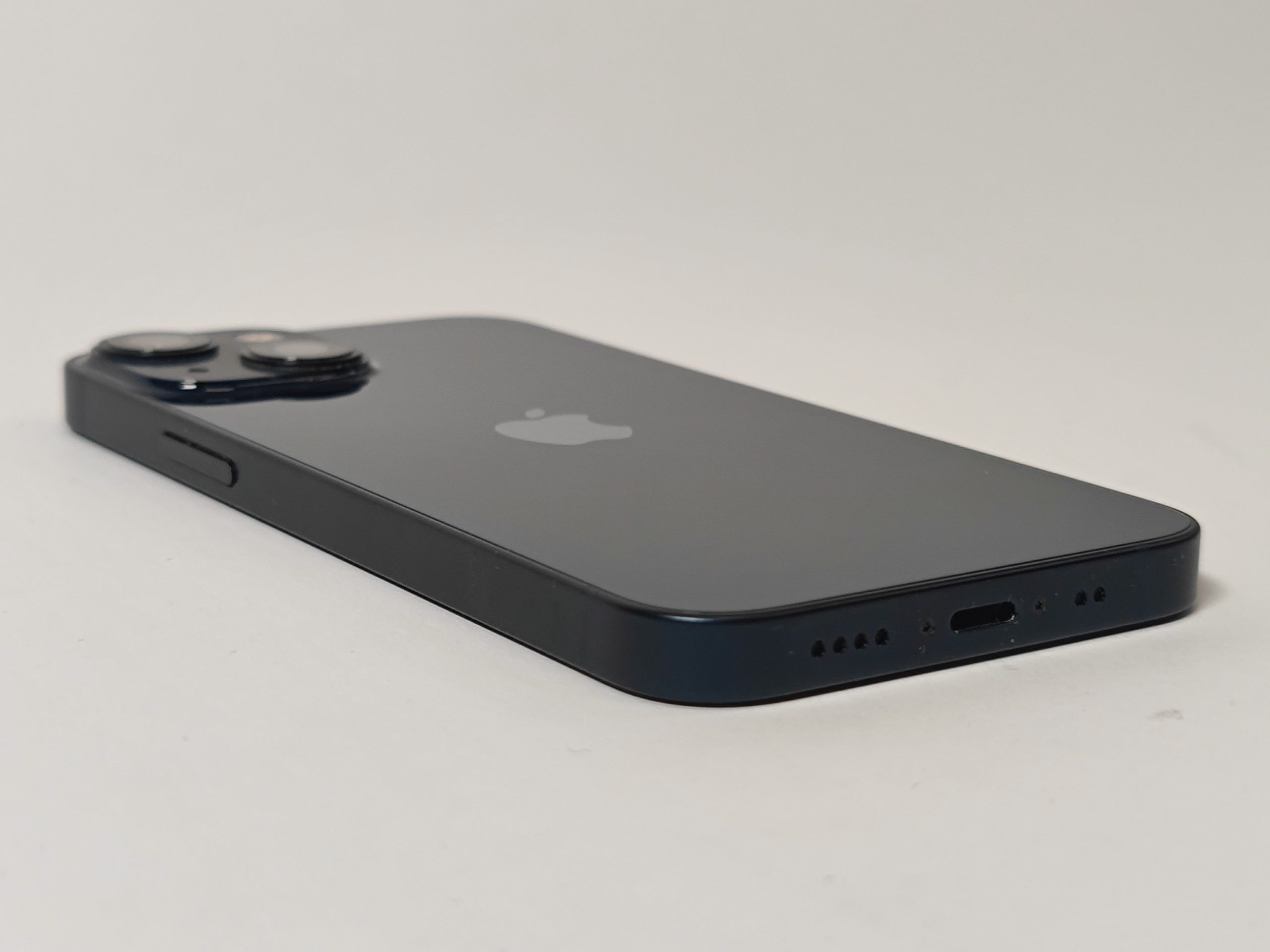 apple iphone 13 mini 128gb zwart 88% accu zij aanzicht links