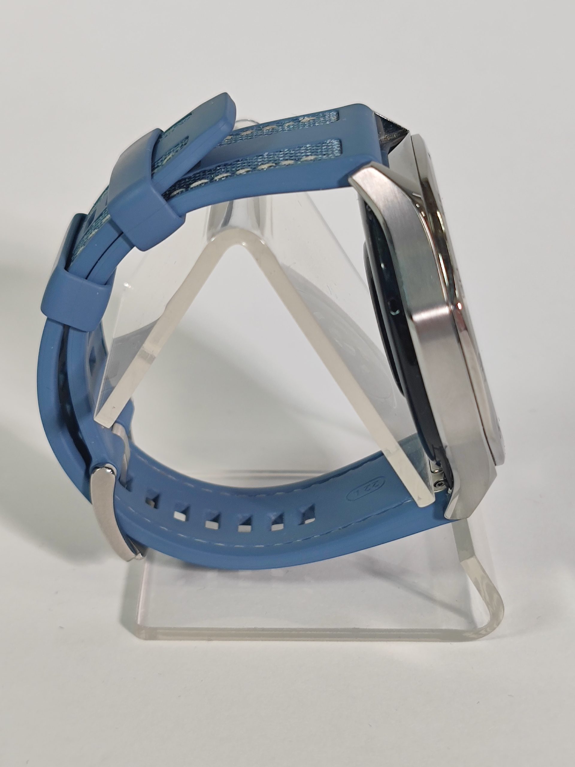 hauwei watch gt5 46mm blauw | retour deal - Zijkant links