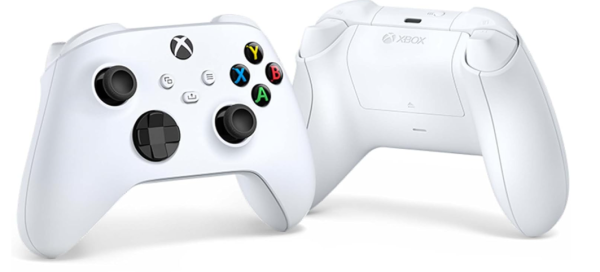 xbox draadloze controller robot white voor en achter