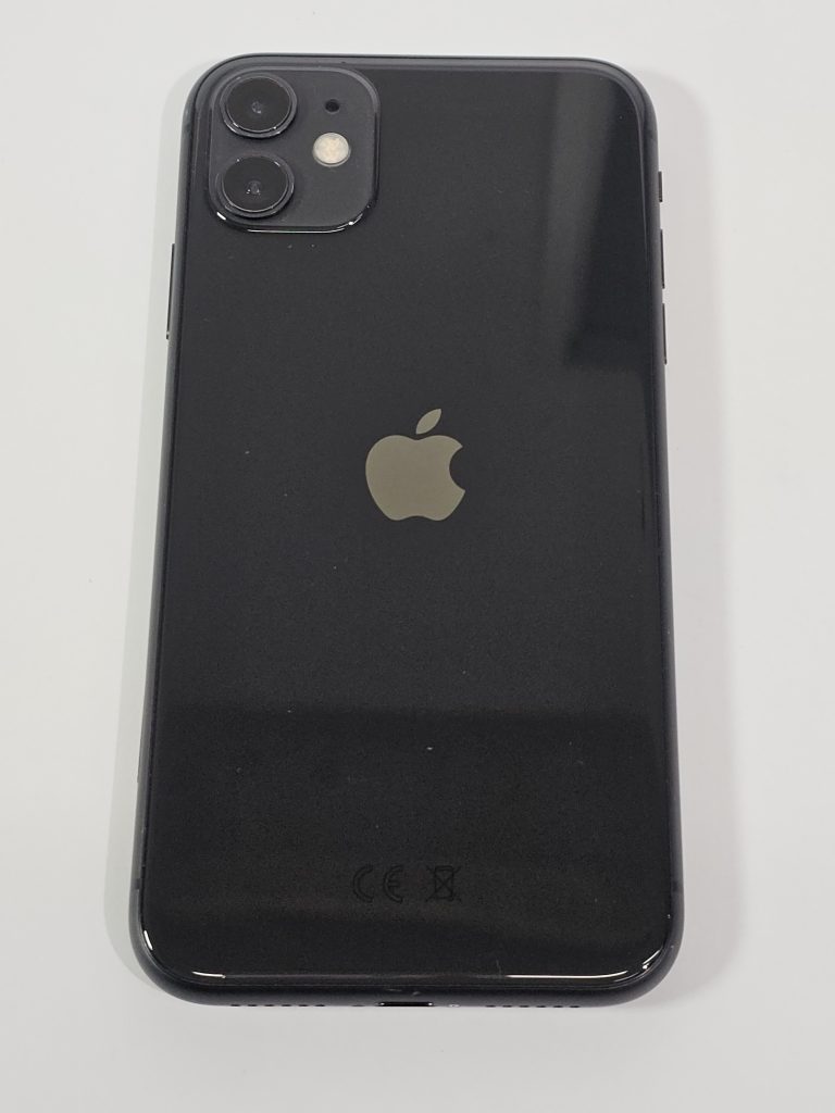 apple iphone 11 64gb zwart 88% | tweedehands achterkant
