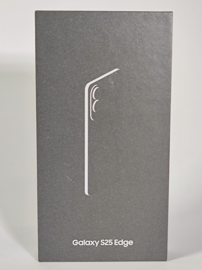 samsung galaxy s25 edge 256gb titanium jet black | nieuw - Voorkant