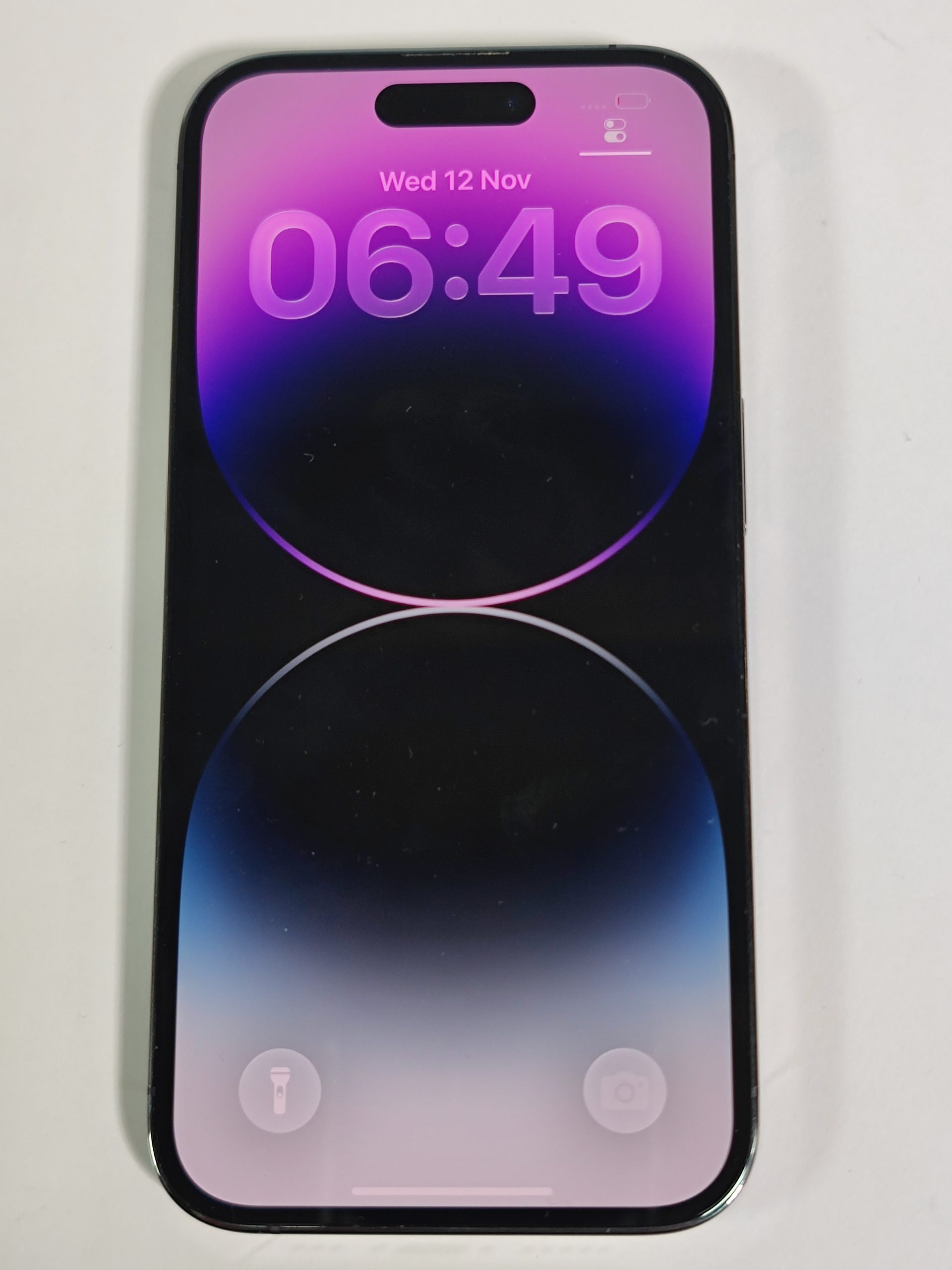 apple iphone 14 pro 128gb paars | tweedehands | 91%