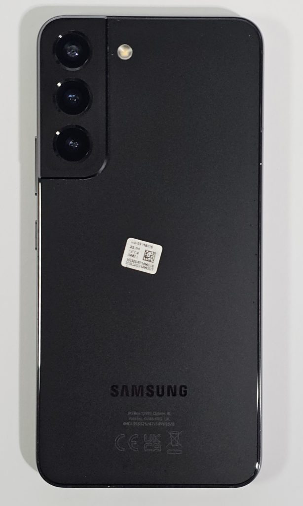 samsung galaxy s22 128gb phantom black 5g | 2dehands achterkant