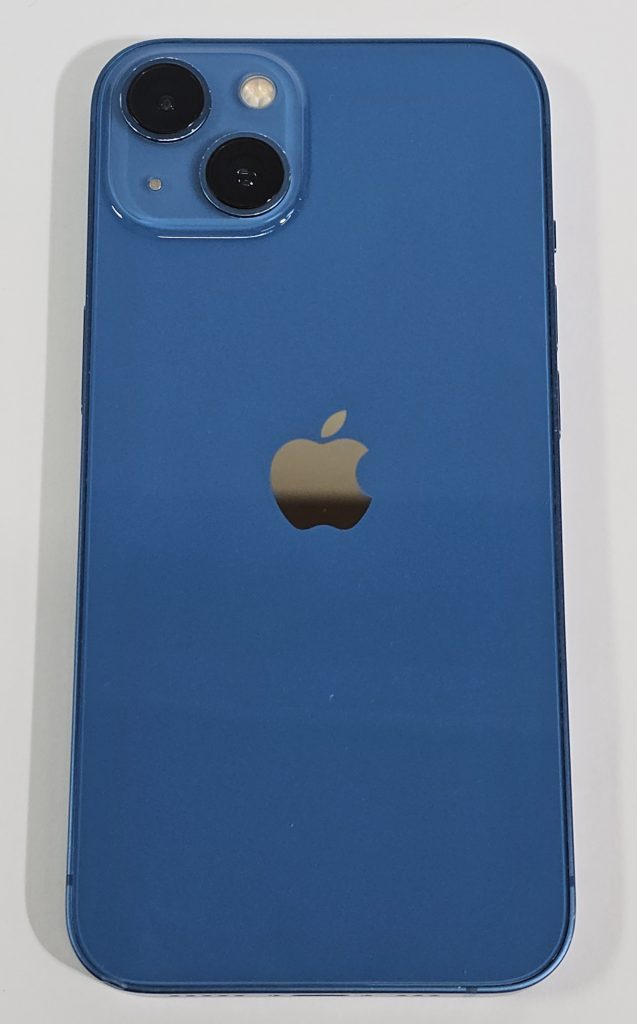 apple iphone 13 128gb blauw 86% | tweedehands achterkant