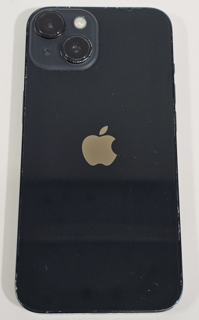 apple iphone 14 128gb zwart 89% | tweedehands achterkant