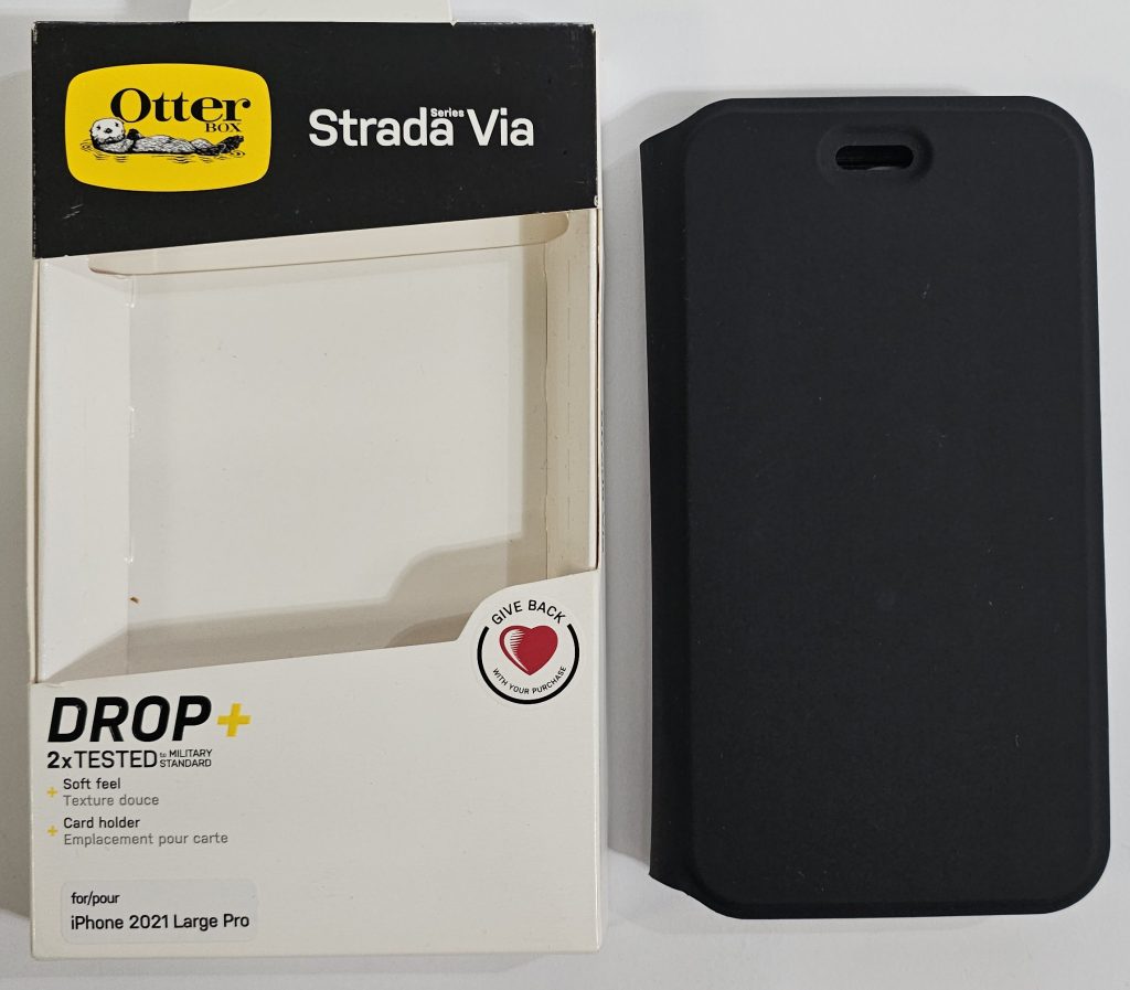 otterbox strada via iphone 13 pro zwart retourdeal