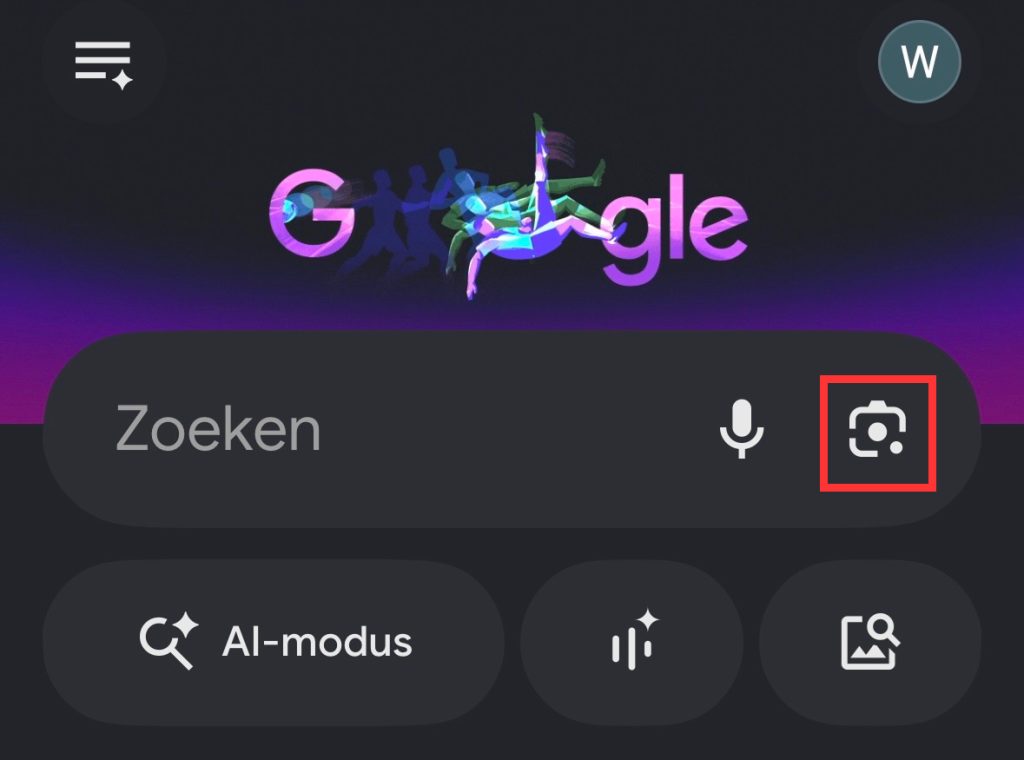 waar zit google lens