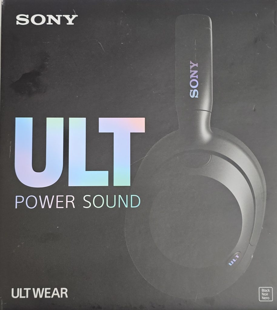 sony ult wear zwart | nieuw
