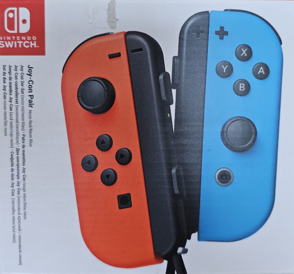 nintendo switch joy con controller rood en blauw nieuw