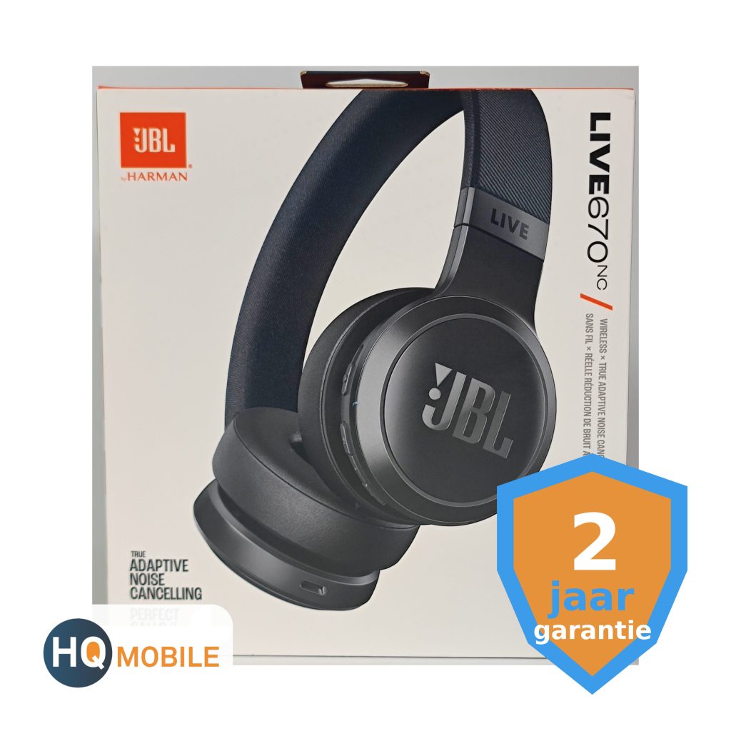 jbl live 670nc draadloze on ear koptelefoon zwart | nieuw - verpakking
