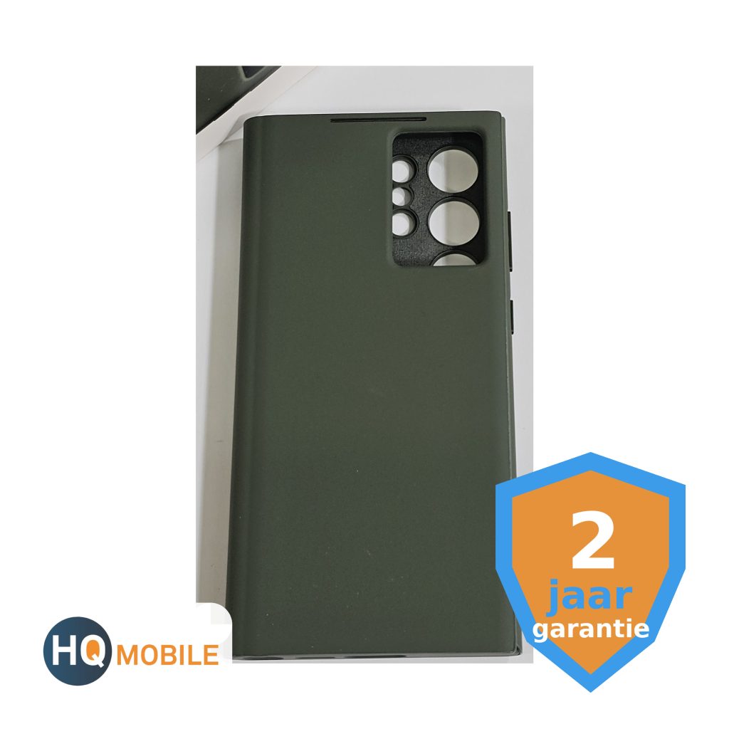 samsung s23 ultra smart s view case groen | retourdeal
