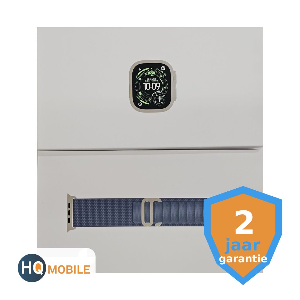 apple watch ultra 3 titanuim alpine band blauw | nieuw
