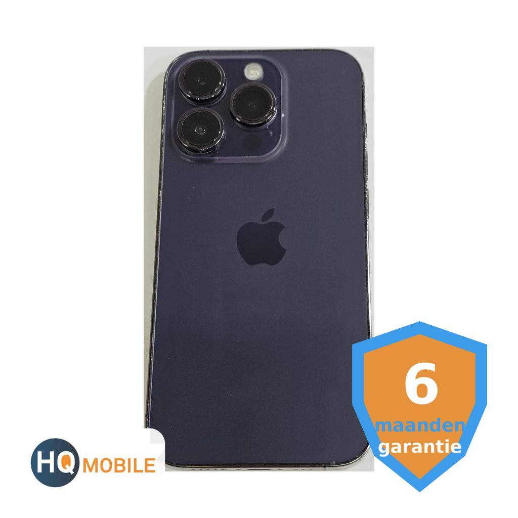 apple iphone 14 pro 256gb paars 100% | tweedehands