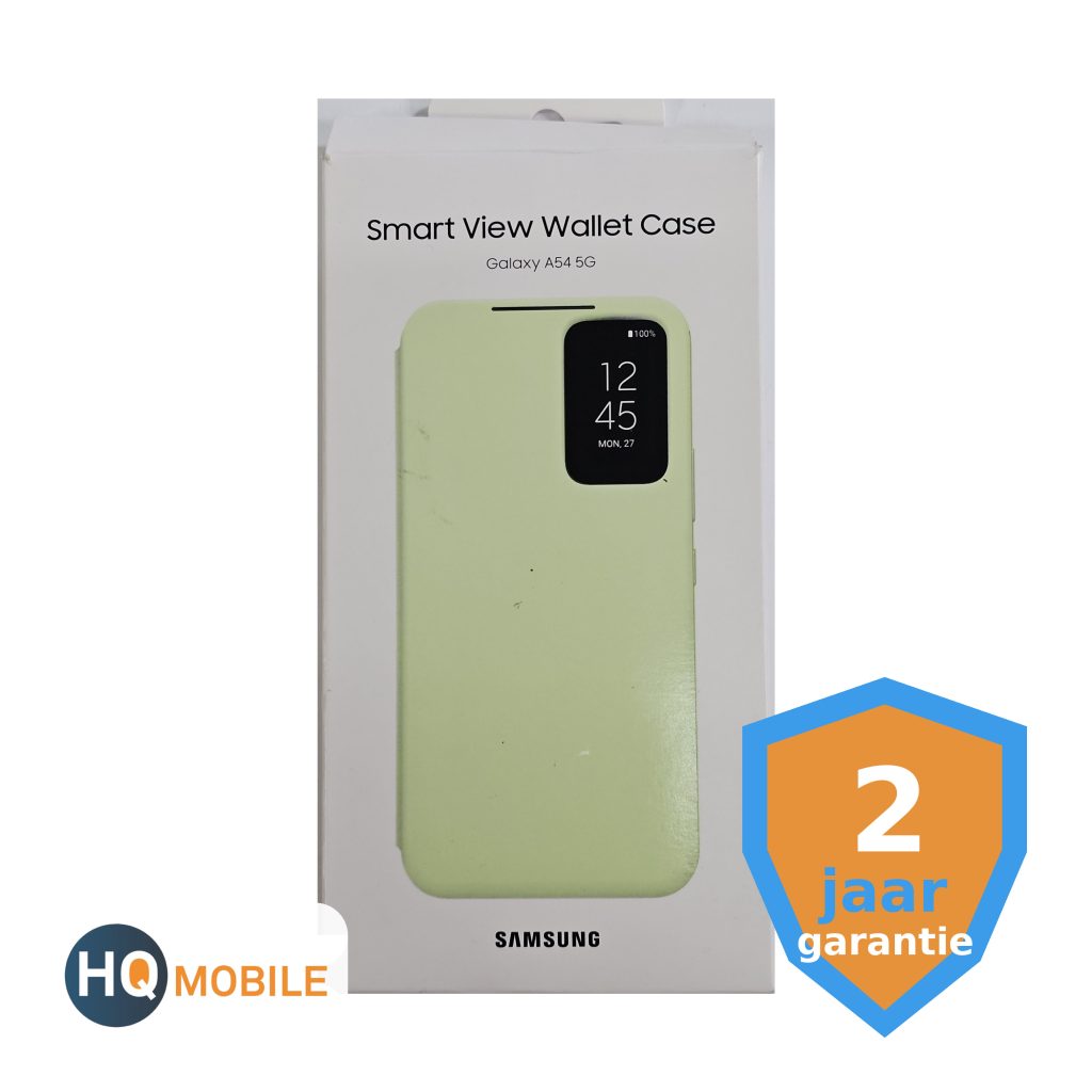 samsung a54 smart s view case lime | retourdeal