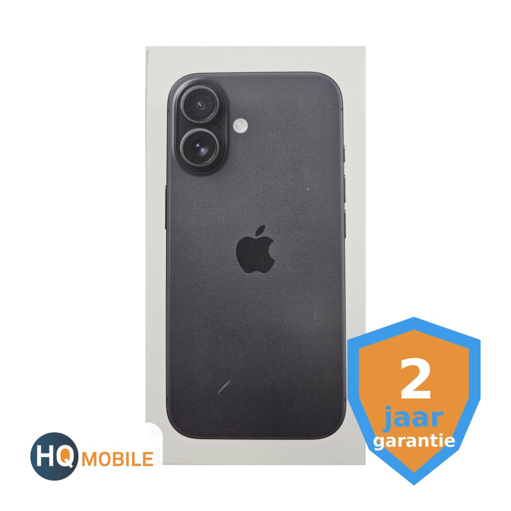 apple iphone 16 128gb zwart | nieuw