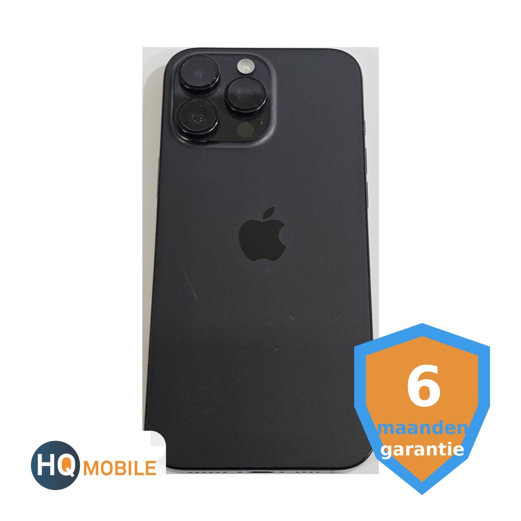 apple iphone 16 pro max 256gb zwart 87% | tweedehands